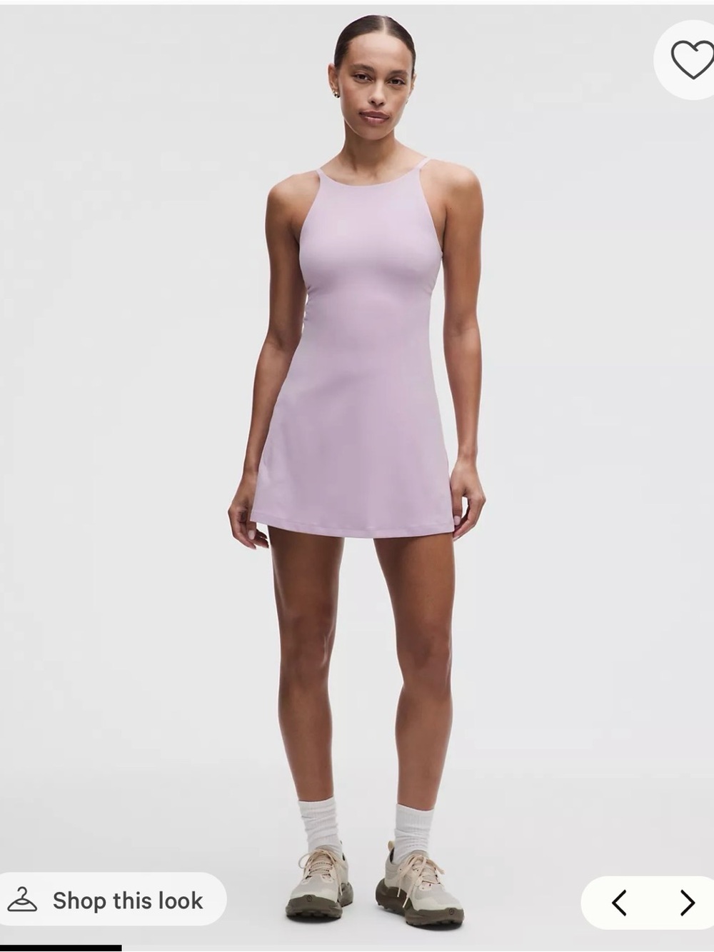 lululemon athletica Lavender High-Neck A-Line Mini Dress
